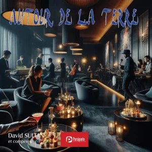Pochette de AUTOUR DE LA TERRE de David Sultan, distribué par Booster Music via Parsiparla