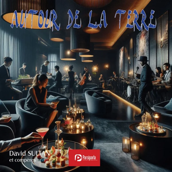 Pochette de AUTOUR DE LA TERRE de David Sultan, distribué par Booster Music via Parsiparla