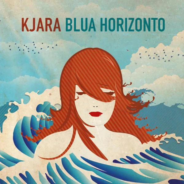 Pochette de Blua Horizonto de Kjara, distribué par Booster Music via Vinilkosmo