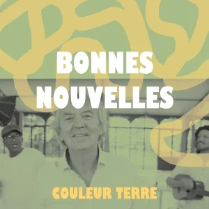 Pochette de Bonnes Nouvelles de Couleur Terre, distribué par Booster Music via Lalouline