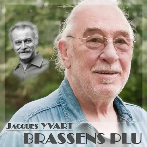 Pochette de Brassens plu de Jacques Yvart, distribué par Booster Music via Vinilkosmo