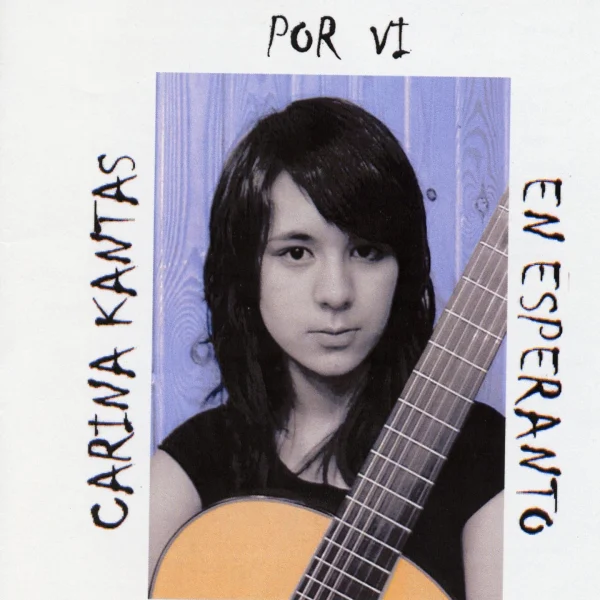 Pochette de Carina kantas por vi en esperanto de Carina, distribué par Booster Music via Vinilkosmo