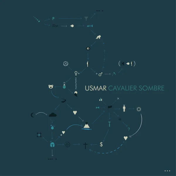 Pochette de Cavalier sombre de Usmar, distribué par Booster Music via Tekonosko