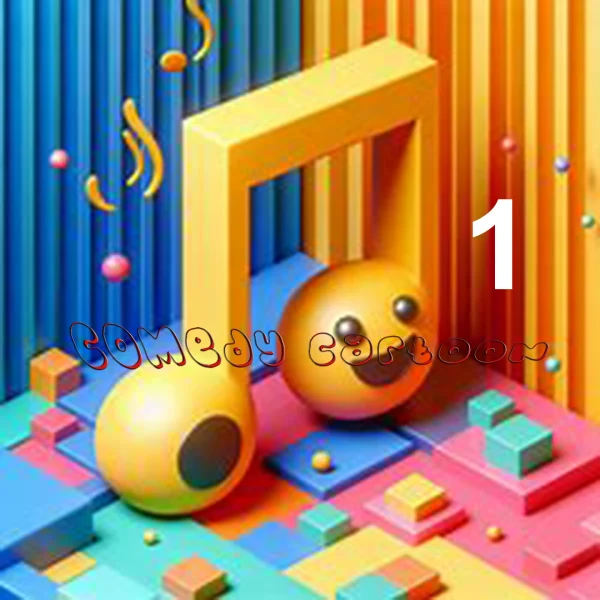 Pochette de Comedie Cartoon 1 de Guillaume Martel, distribué par Booster Music via MARTELSOUND