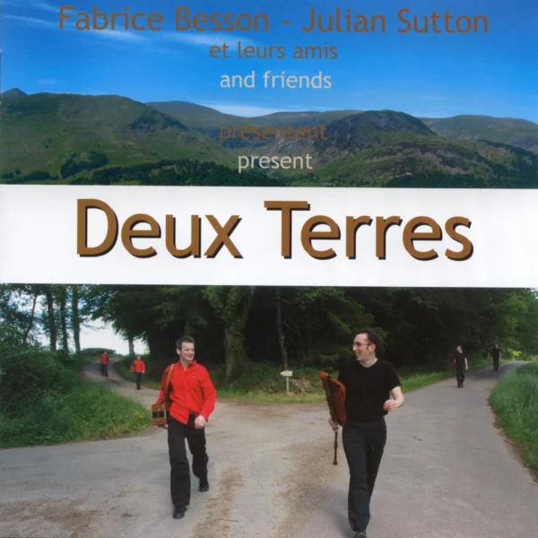 Pochette de Deux Terres de Fabrice Besson, Julian Sutton, distribué par Booster Music via Parsiparla