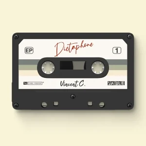 Pochette de Dictaphone N°1 – SABLE de Vincent C., distribué par Booster Music via Insensé
