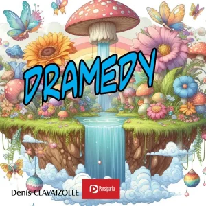Pochette de DRAMEDY de Denis Clavaizolle, distribué par Booster Music via Parsiparla