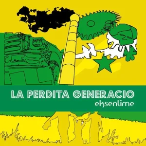 Pochette de Eksenlime de La Perdita Generacio, distribué par Booster Music via Vinilkosmo