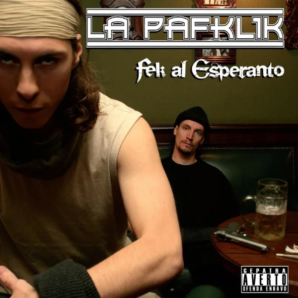 Pochette de Fek al Esperanto de La Pafklik, distribué par Booster Music via Vinilkosmo