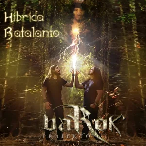 Pochette de Hibrida Batalanto de BaRok-Projekto, distribué par Booster Music via Vinilkosmo