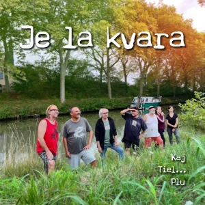 Pochette de Je la kvara de Kaj Tiel Plu, distribué par Booster Music via Vinilkosmo