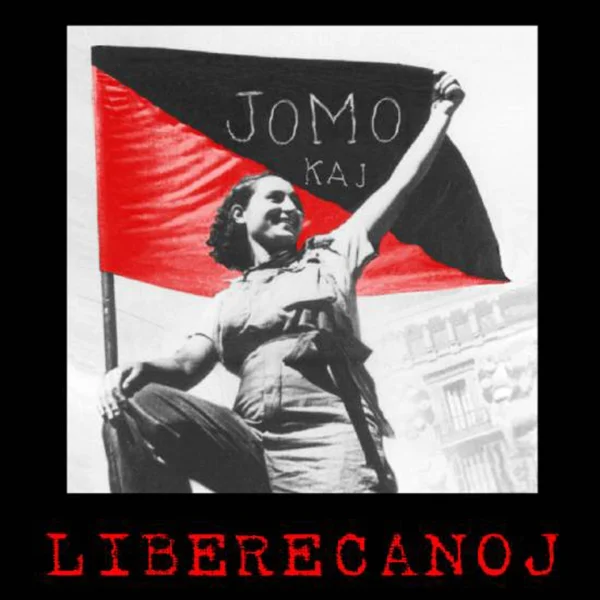 Pochette de JoMo kaj liberecanoj de Jomo, distribué par Booster Music via Vinilkosmo