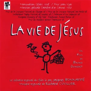 Pochette de La vie de Jésus (Bande originale du film de Bruno Dumont) de Jacky Delmone, Jacques Bonnaffé, distribué par Booster Music via Gorgone Productions