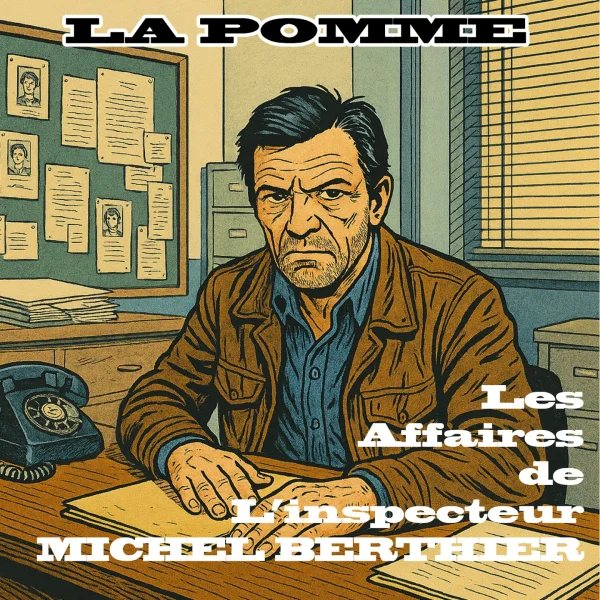 Pochette de Les affaires de l&rsquo;inspecteur Michel Berthier : La Pomme de Michel BERTHIER, distribué par Booster Music via LES DOCKS DE PANLOUP