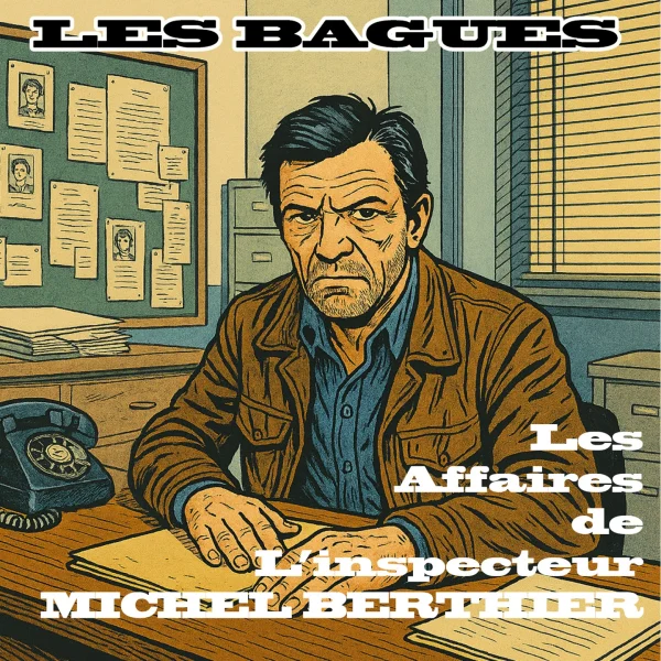 Pochette de Les affaires de l&rsquo;inspecteur Michel Berthier : Les Bagues de Michel BERTHIER, distribué par Booster Music via LES DOCKS DE PANLOUP