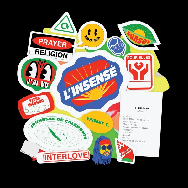 Pochette de L&rsquo;INSENSÉ de Vincent C., distribué par Booster Music via Insensé