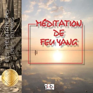 Pochette de Méditation des 5 éléments – Le feu Yang – Le soleil de Sandrine Besson, distribué par Booster Music via Phb Productions