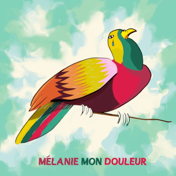 Pochette de Mélanie mon douleur de Zwazo, distribué par Booster Music via In illo tempore