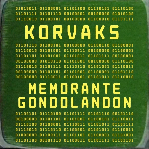 Pochette de Memorante Gondolandon de Korvaks, distribué par Booster Music via Vinilkosmo