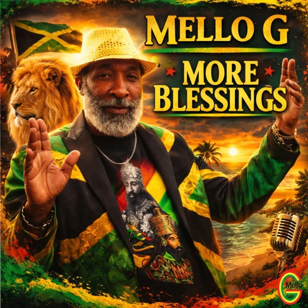 Pochette de More Blessings de Mello G, distribué par Booster Music via DOUBLE G Productions Inc.