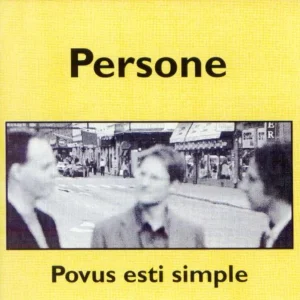 Pochette de Povus Esti Simple de Persone, distribué par Booster Music via Vinilkosmo