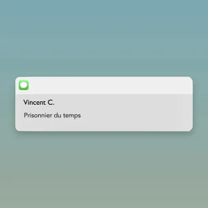Pochette de Prisonnier du temps de Vincent C., distribué par Booster Music via Insensé