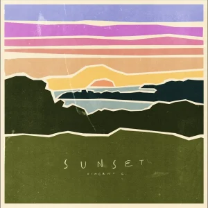 Pochette de Sunset de Vincent C., distribué par Booster Music via Insensé