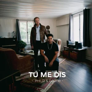 Pochette de Tu me dis de Philgi, distribué par Booster Music via Feelmic Productions