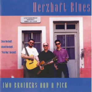Pochette de Two Brothers and a Pick de Cisco Herzhaft, distribué par Booster Music via BluesN'Trad