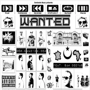 Pochette de Wanted – L&rsquo;ombre et la proie de KLibre13, distribué par Booster Music via Sentinelle Music