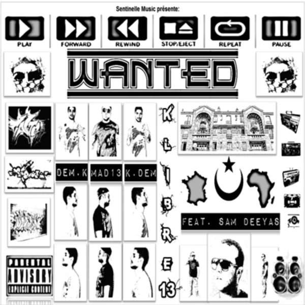Pochette de Wanted – L&rsquo;ombre et la proie de KLibre13, distribué par Booster Music via Sentinelle Music