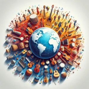 Pochette de WORLD AFRICA de Guillaume Martel, distribué par Booster Music via MARTELSOUND